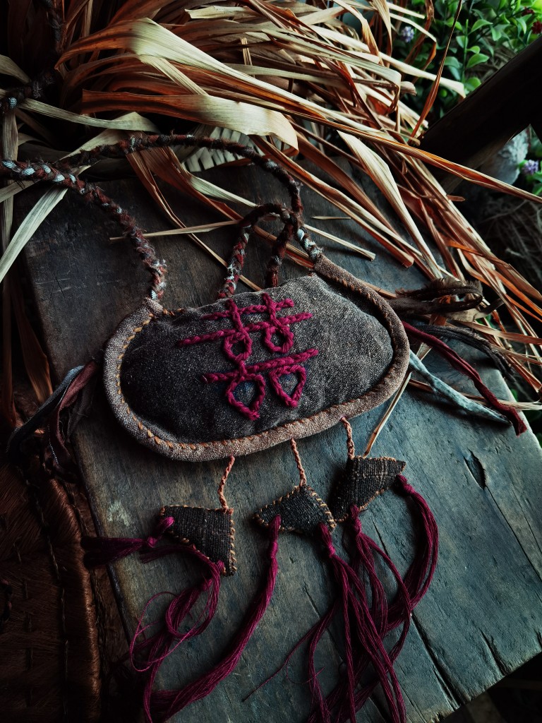 沉香布衣草堂 小香包 装饰品 野生柞蚕丝香云纱 古布自制手工缝制