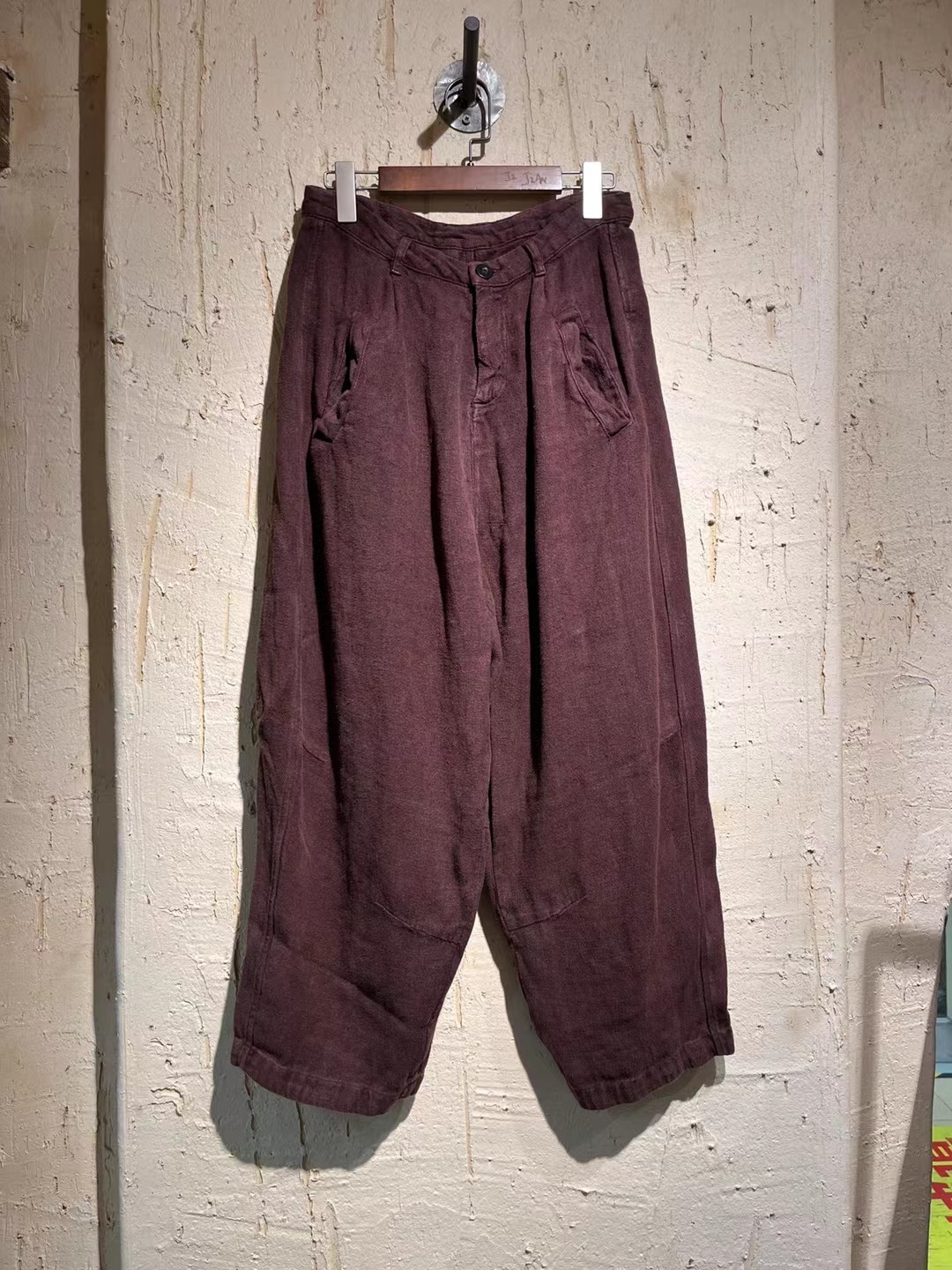 沉香布衣草堂  秋冬复古做旧汉麻厚麻休闲长裤几见,女装/女士精品,休闲裤,淘宝优惠券,粉丝福利购,淘宝优惠卷