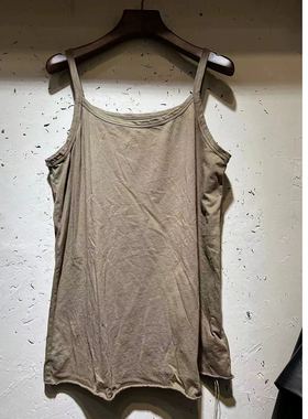 沉香布衣草堂衣路走来夏女士无袖百搭内搭打底宽松吊带26790无折