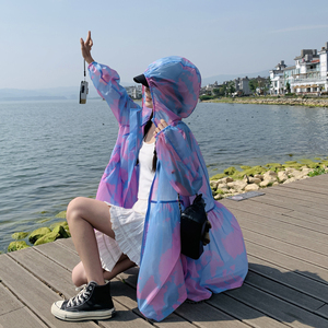 现货好数据夏季新款印花花色轻薄透气防晒衣182-8562-P115K168图片