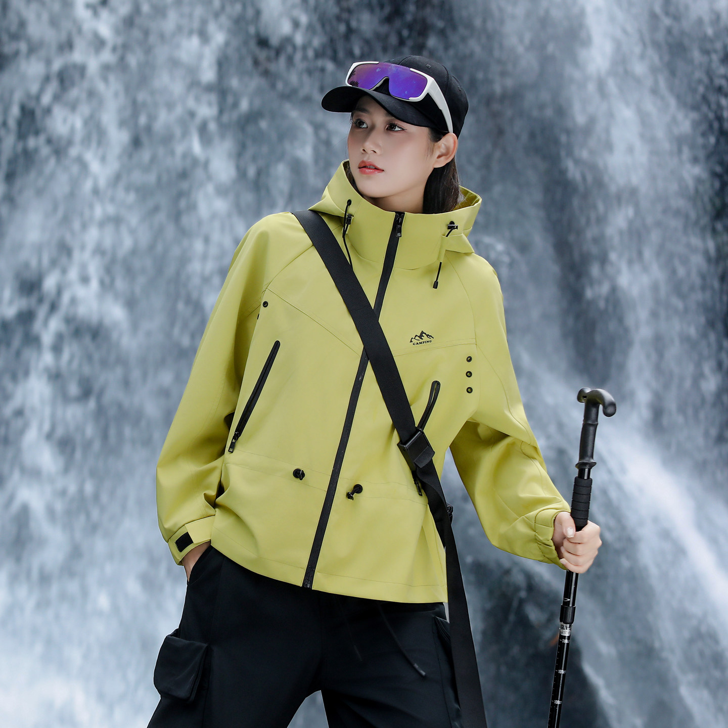 2025春秋装冲锋衣休闲风时尚外套风衣功能装女潮182-8671P185K268,女装户外服装,帛香坊