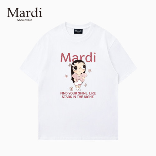 MardiMountain纯棉短袖女T恤