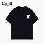 官方授权 印花图案 2026宽松型T恤男女短袖 Mardi Mountain韩国正品