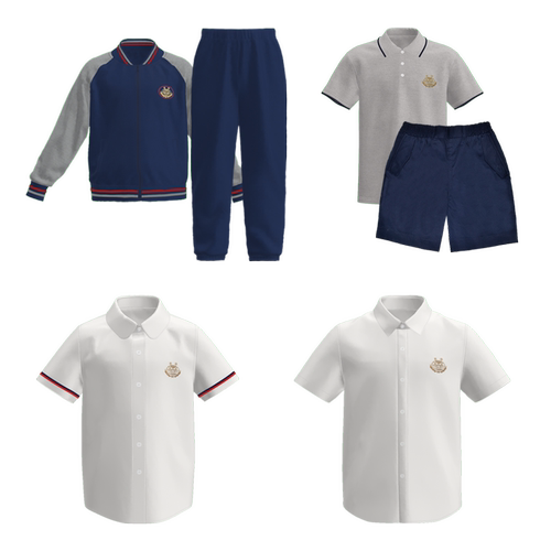 东莞东华小学生新款外套运动校服