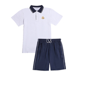 运动校服 男女生长袖 衬衫 东华初一 衬衣裤 夏季 短袖 子 初二初三同款