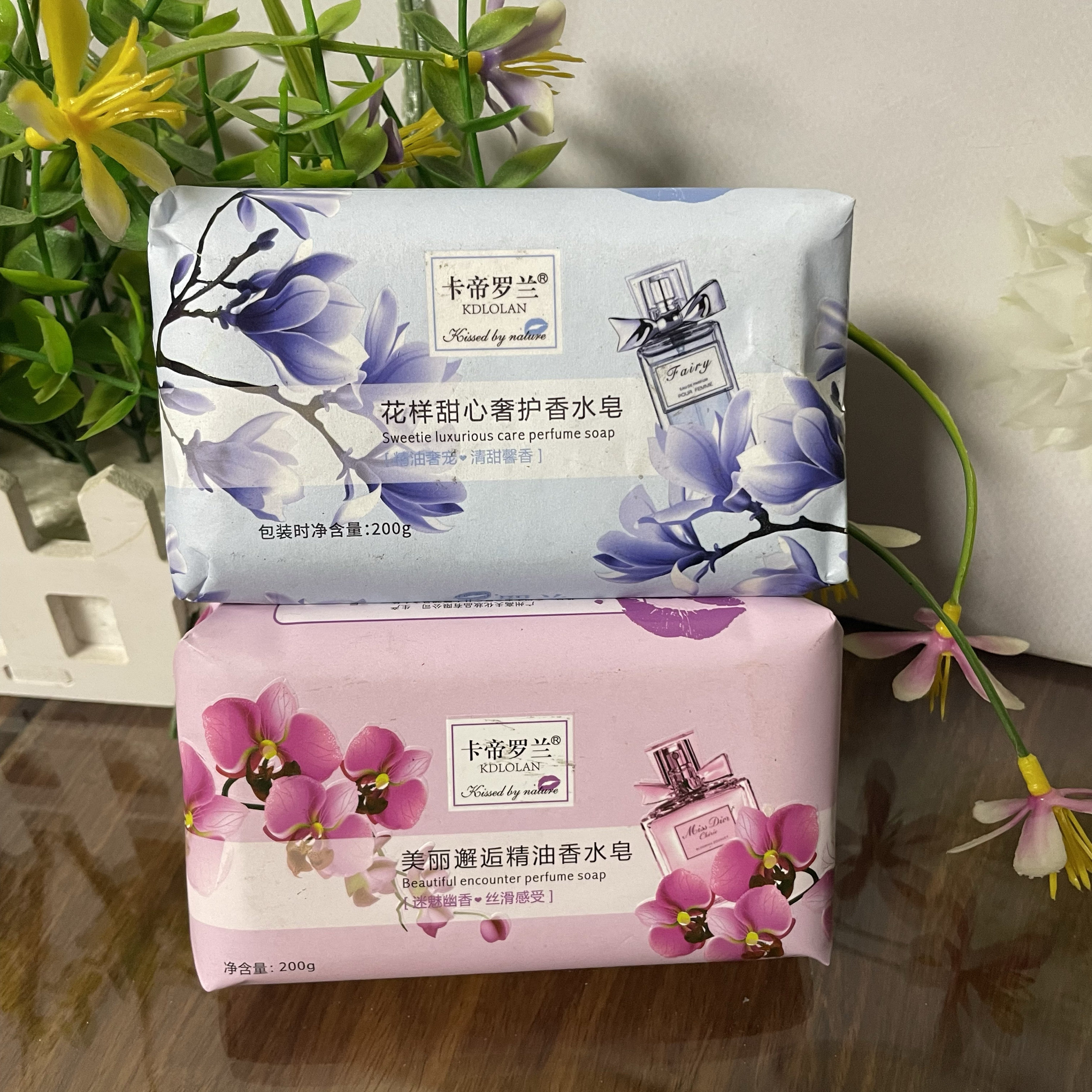 卡帝罗兰花样甜心香水皂200g香皂
