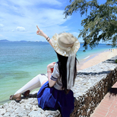 原创lolita手作蝴蝶结草帽lo女系夏季 WIOK 洛丽塔蕾丝花边帽子