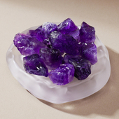 乌拉圭天然紫水晶摆件深紫色原石宝石矿石标本香薰扩香石吊坠饰品