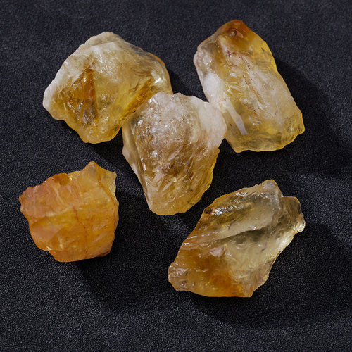 天然黄水晶矿石原石扩香石