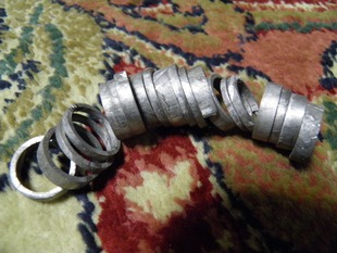 俄罗斯遂城S铁陨石戒指 吊环瑞典M陨铁吊坠天铁指环戒指情侣婚戒