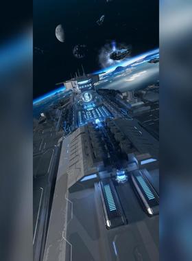 酒吧夜店KTV卡座台位图宣传3D动态视频海报C4D朋友圈宣传113期