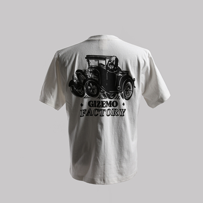 GIZEMO美式复古短袖T恤