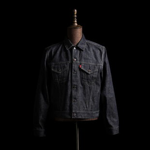 TYPE 日本冈山面料 3代复古牛仔外套 原牛单宁夹克917 GIZEMO