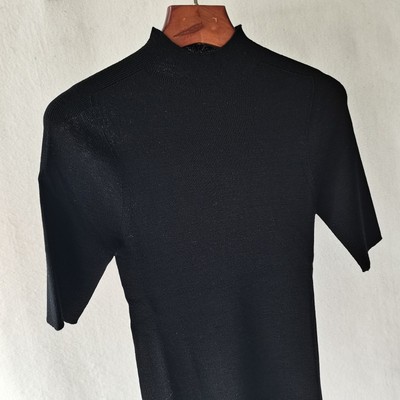 绵羊毛女针织衫套头半高领