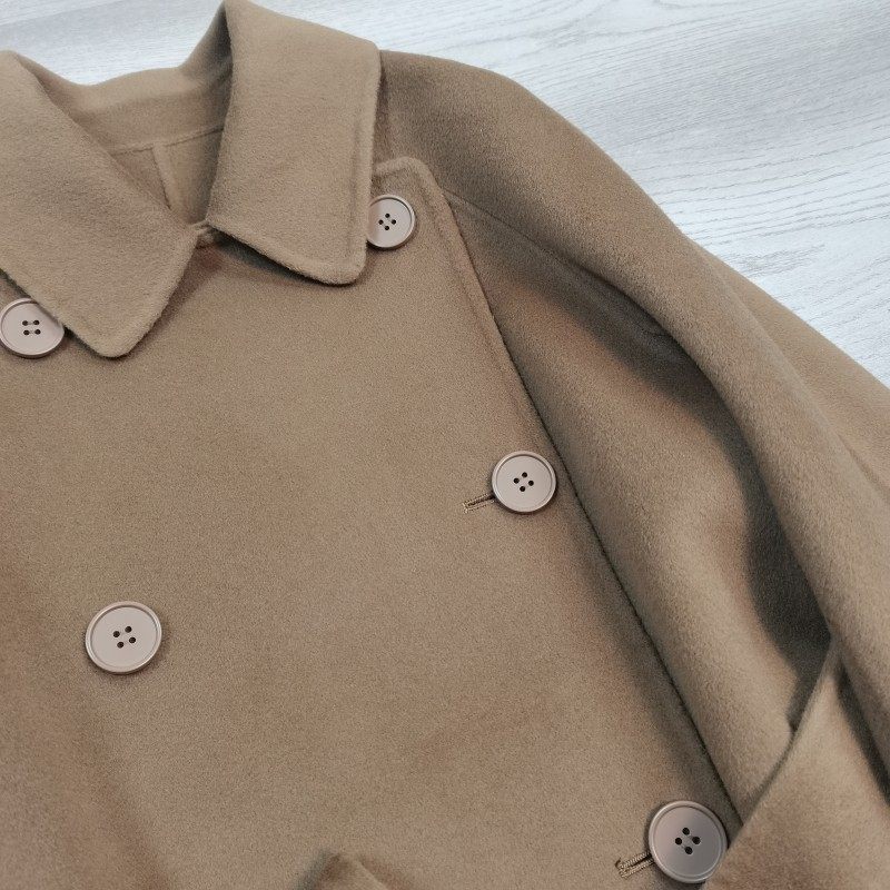 冬季新款M@手工双面羊毛大衣气质双排扣百搭通勤老钱长袖女士外套,女装/女士精品,毛呢外套,淘宝优惠券,粉丝福利购,淘宝优惠卷