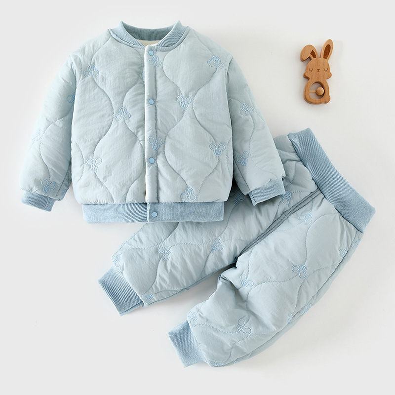 【可开裆】冬季婴儿棉袄套装宝宝