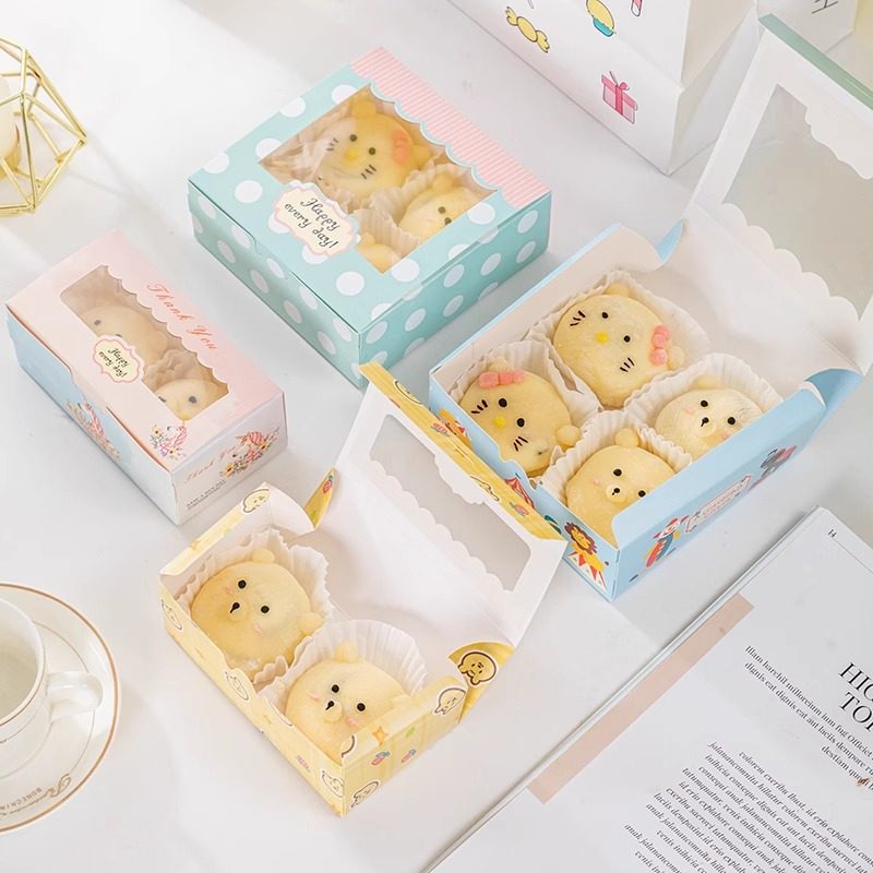雪媚娘蛋挞蛋黄酥吸塑冰皮包装盒