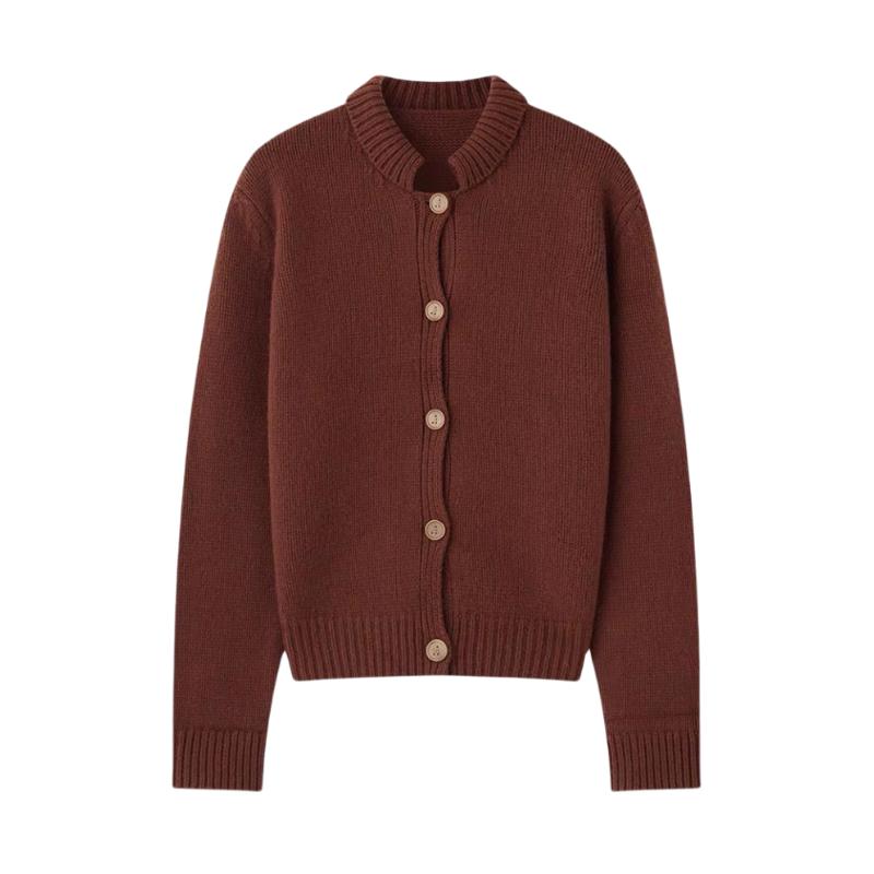 羊范100%纯羊毛复古风毛针织衫