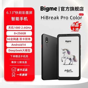 Bigme HiBreakPro Color6.13英寸彩色墨水屏手机电子阅览器电纸书