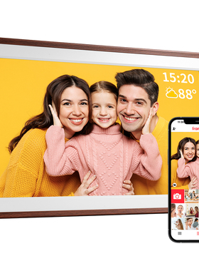 64G高清智能数码相框15.6英寸触摸屏WiFi电子相册挂墙云相框礼品