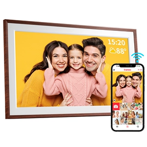 Умная цифровая фоторамка, электронный настенный фотоальбом, 64G, 15.6 дюймов, подарок на день рождения