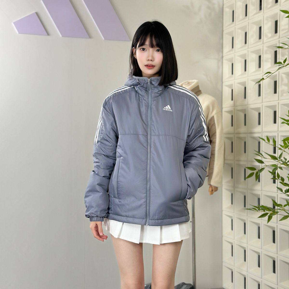 Adidas阿迪达斯秋冬季棉服连帽休闲保暖保暖运动外套IK5684,运动服/休闲服装,运动茄克/外套,淘宝优惠券,粉丝福利购,淘宝优惠卷