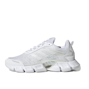 透气清风鞋 adidas阿迪达斯跑步鞋 白色网面运动鞋 男鞋 男H01185 夏款
