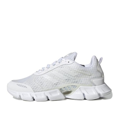 adidas阿迪达斯跑步鞋男鞋夏款白色网面运动鞋透气清风鞋男H01185