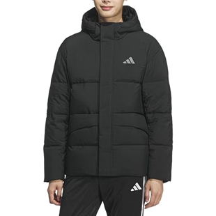 Adidas阿迪达斯男女情侣羽绒服冬2026新款保暖防风连帽外套KQ5519