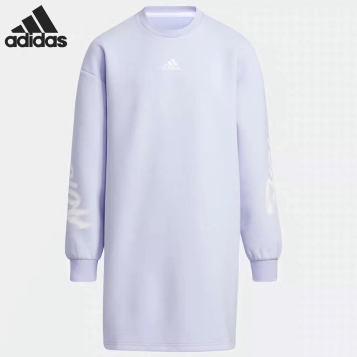 Adidas/阿迪达斯中大童运动休闲宽松印花卫衣HB4118