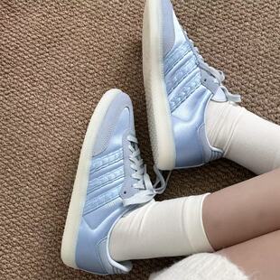 Adidas阿迪达斯经典三叶草休闲鞋日常百搭低帮T头德训鞋HQ5160