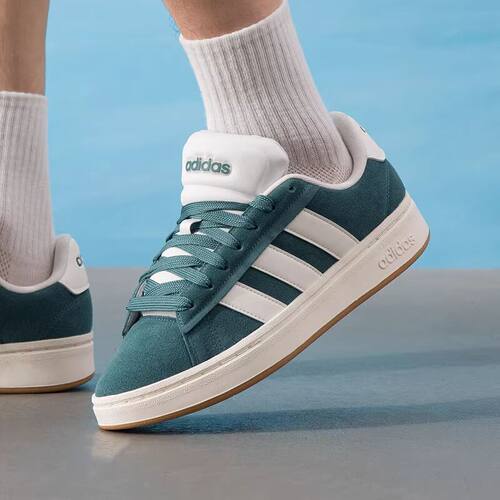 Adidas/阿迪达斯2025夏季款男女运动三条纹板鞋运动休闲鞋JQ3007