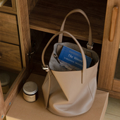 猴子家 真皮单肩斜挎包 新款 进阶精工线 swift头层牛皮复古水桶包