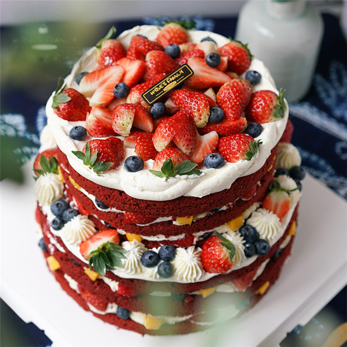 动物淡奶油【广州同城配送】网红双层生日蛋糕男女新鲜水果裸蛋糕|msdalam kategori Aksesori rumah, pasu/bunga/bunga tiruan/perhiasan imitasi, Simulasi buah-buahan - dari Buy2taobao.com untuk memberikan perkhidmatan ejen Taobao profesional membeli