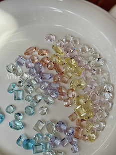 AiMTnails 东洲高品冰透混合型号钻透底方糖钻尖底钻美甲饰品