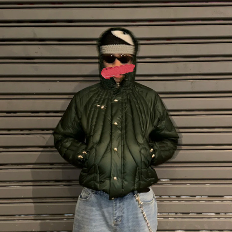 THUGCLUB朴宰范同款高街羽绒服