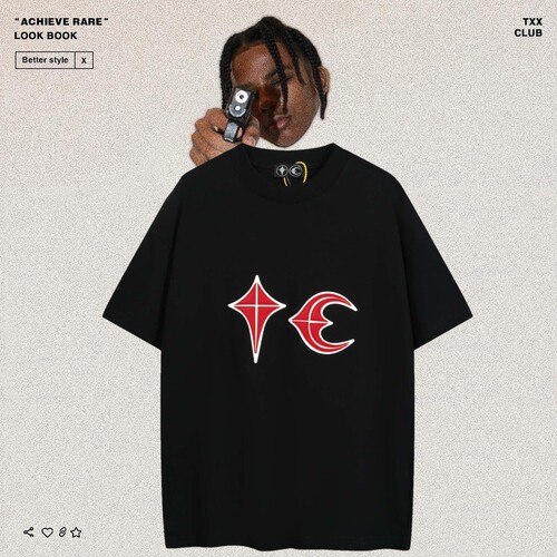 THUGCLUB真皮绣花朴宰范短袖T恤