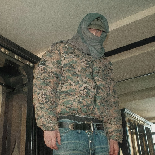 THUGCLUB星月饰品迷彩棉衣外套
