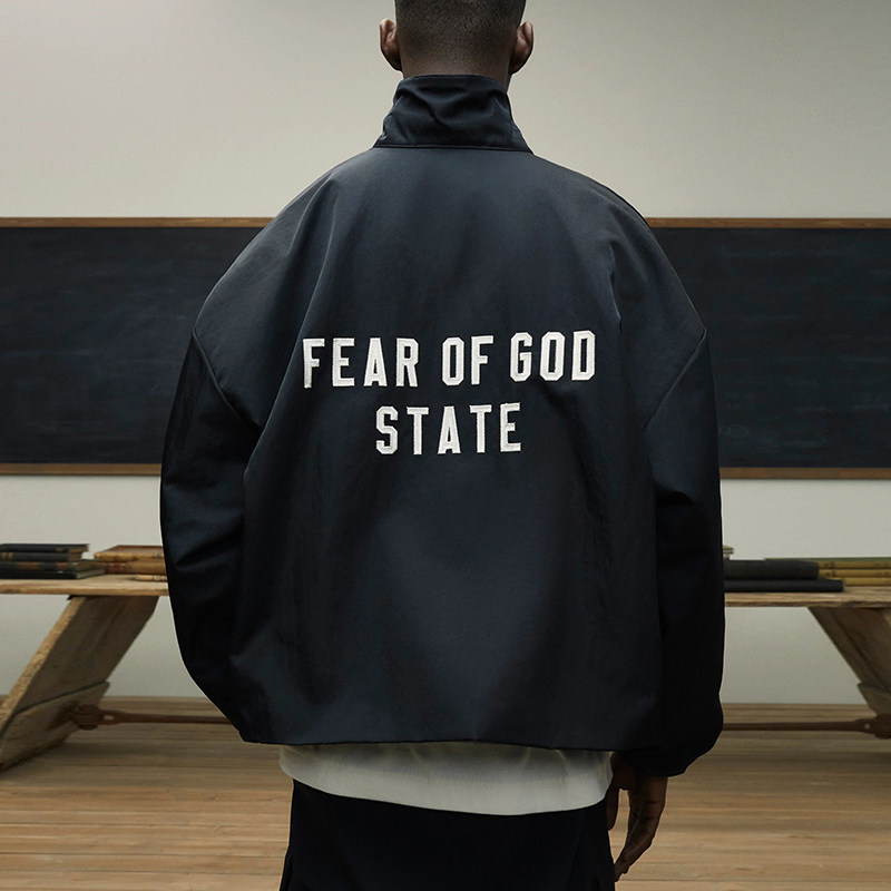 FEAR OF GOD美式高街FOG贴布刺绣ESSENTIALS男女宽松风衣夹克外套,男装,夹克,淘宝优惠券,粉丝福利购,淘宝优惠卷