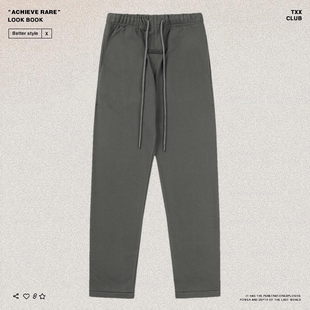 FOG潮牌男女宽松运动休闲裤 GOD美式 卫裤 高街纯色直筒长裤 FEAR