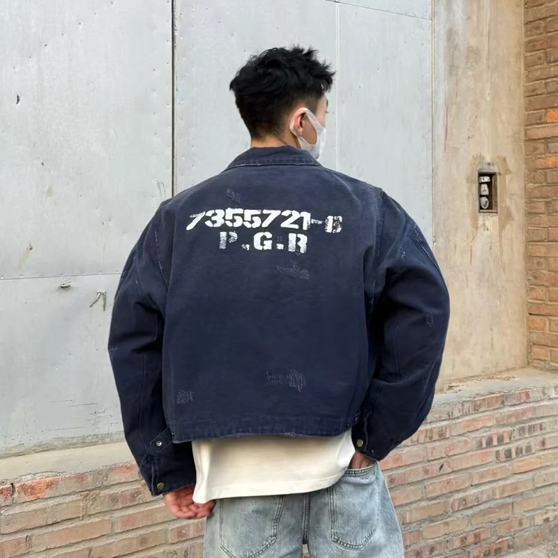 PROJECT牛仔外套底特律工装夹克