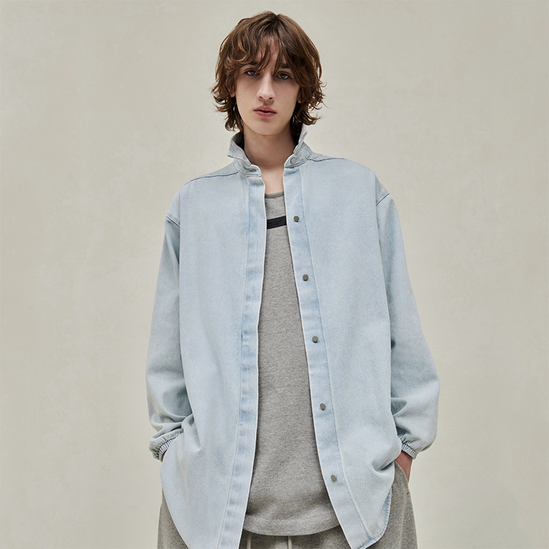 FEAR OF GOD ESSENTIALS高街衬衣FOG美式休闲宽松牛仔衬衫外套男,男装,衬衫,淘宝优惠券,粉丝福利购,淘宝优惠卷
