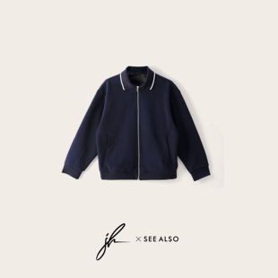新款 静奢风松弛极简春季 ALSO联名系列 翻领夹克短外套 SEE