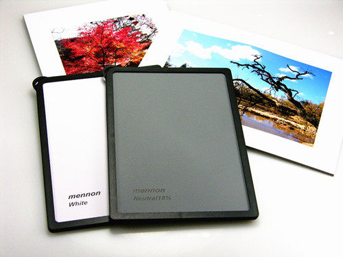 美侬18度灰卡二片装多功能灰卡测光卡相机色卡反光器具曝光量校正