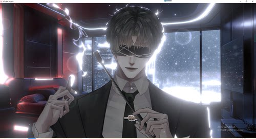 Live2d量贩模型-柏  成男公皮vup直播公用成品皮套虚拟主播模型