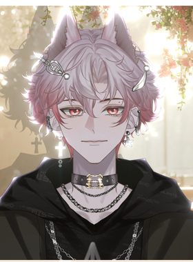 Live2d量贩模型-犬狐狐 中性公皮vup直播公用成品皮套虚拟主播