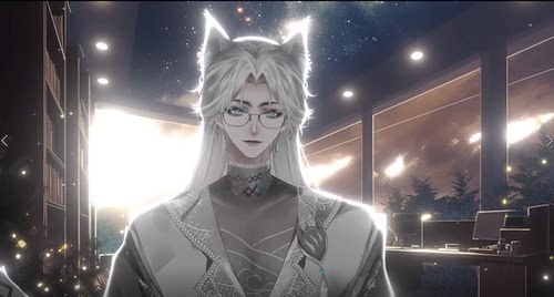 Live2d量贩模型-狐妖 成男公皮vup直播公用成品皮套虚拟主播模型