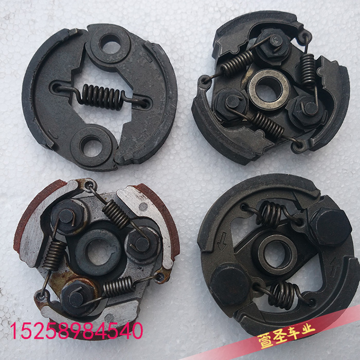 迷你助力摩托车小跑二冲40-5四冲49CC发动机离合块离合器连接甩块