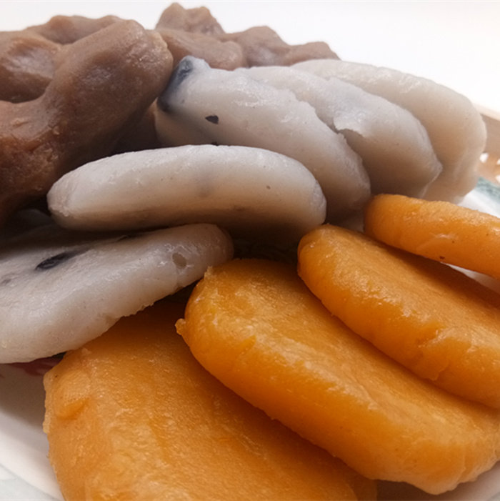 虹桥农家自制南瓜米饼番薯糕黑豆