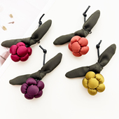 新款 布艺葡萄南瓜结胸针配饰小清新复古手工定型立体包包衣服胸花